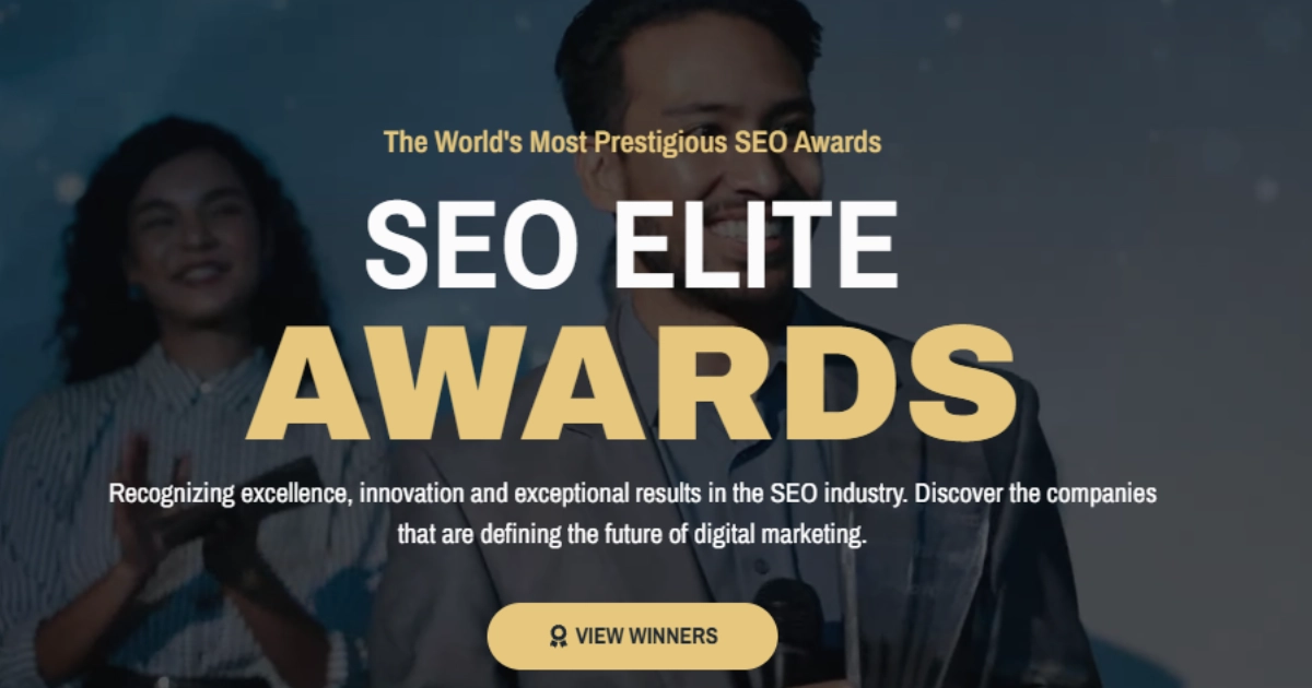 SEO Elite Awards 2025 - The most prestigious awards in the SEO industry